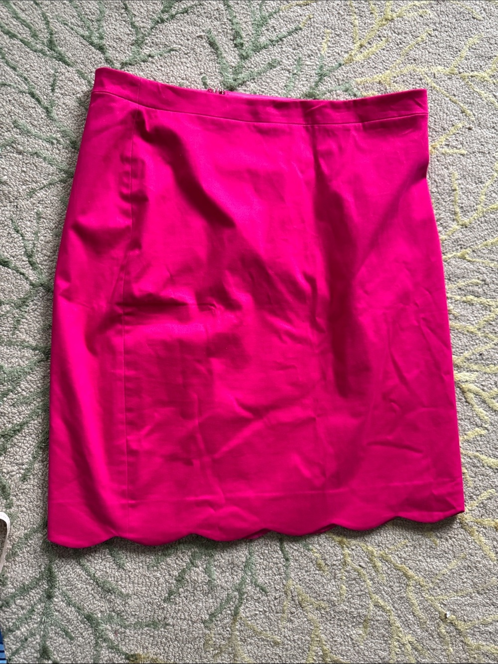 J.Crew tulip hem  straight cotton skirt 14